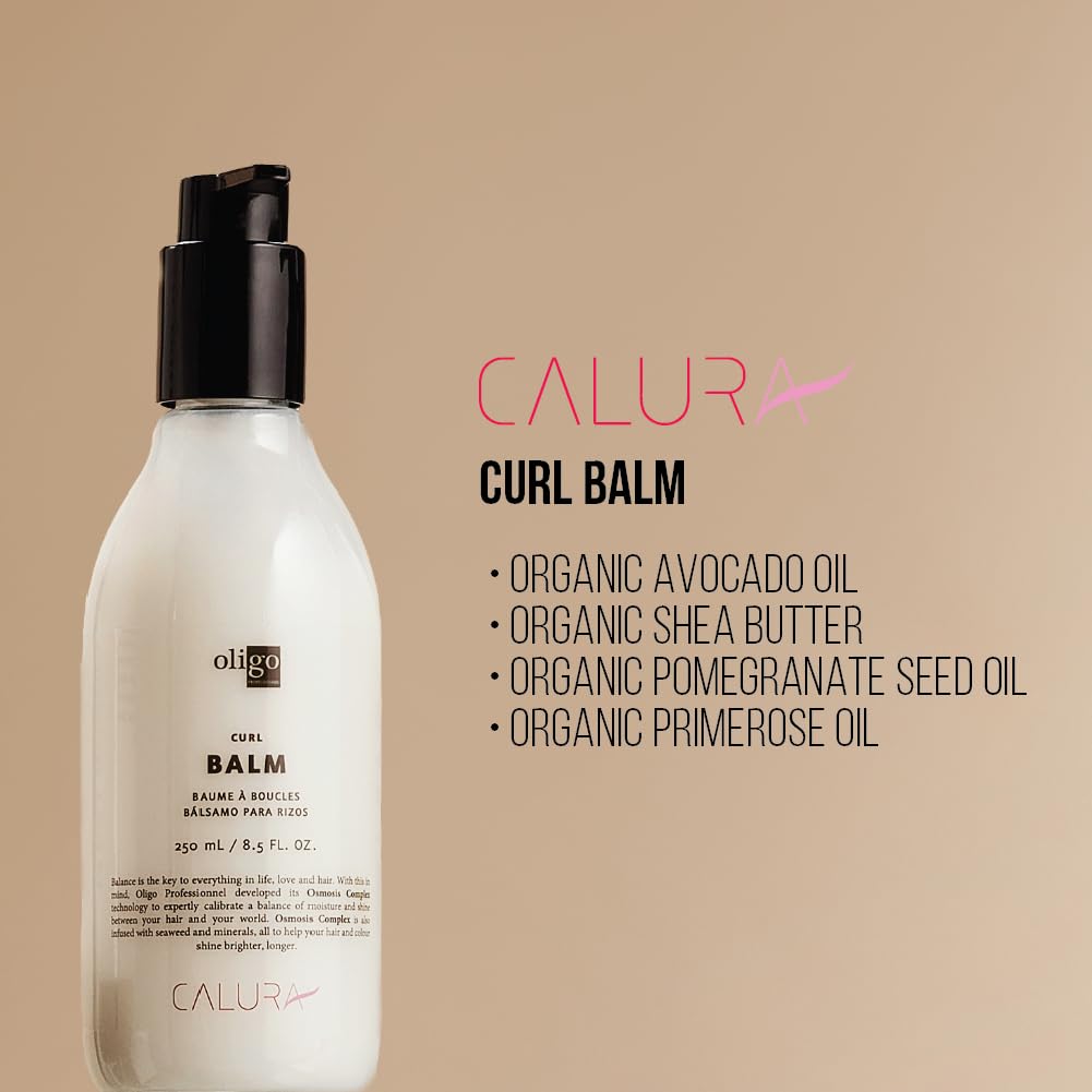 Oligo Professionnel Calura Curl Balm mineral-infused formula with seaweed antioxidants