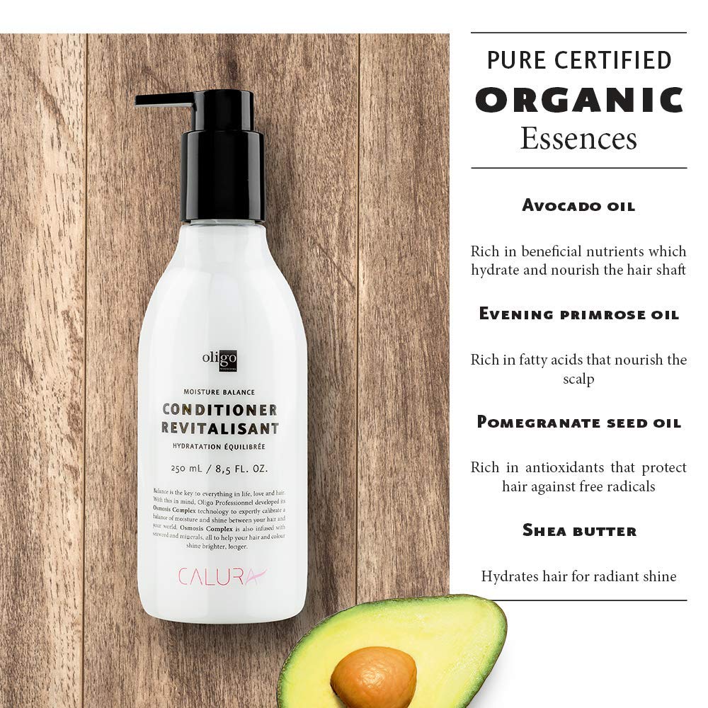 Sulfate-free label on Calura packaging emphasizes color-safe care.