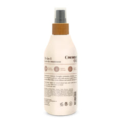 Oliology coconut oil spray bottle pour reveals nourishing shine and hydration.