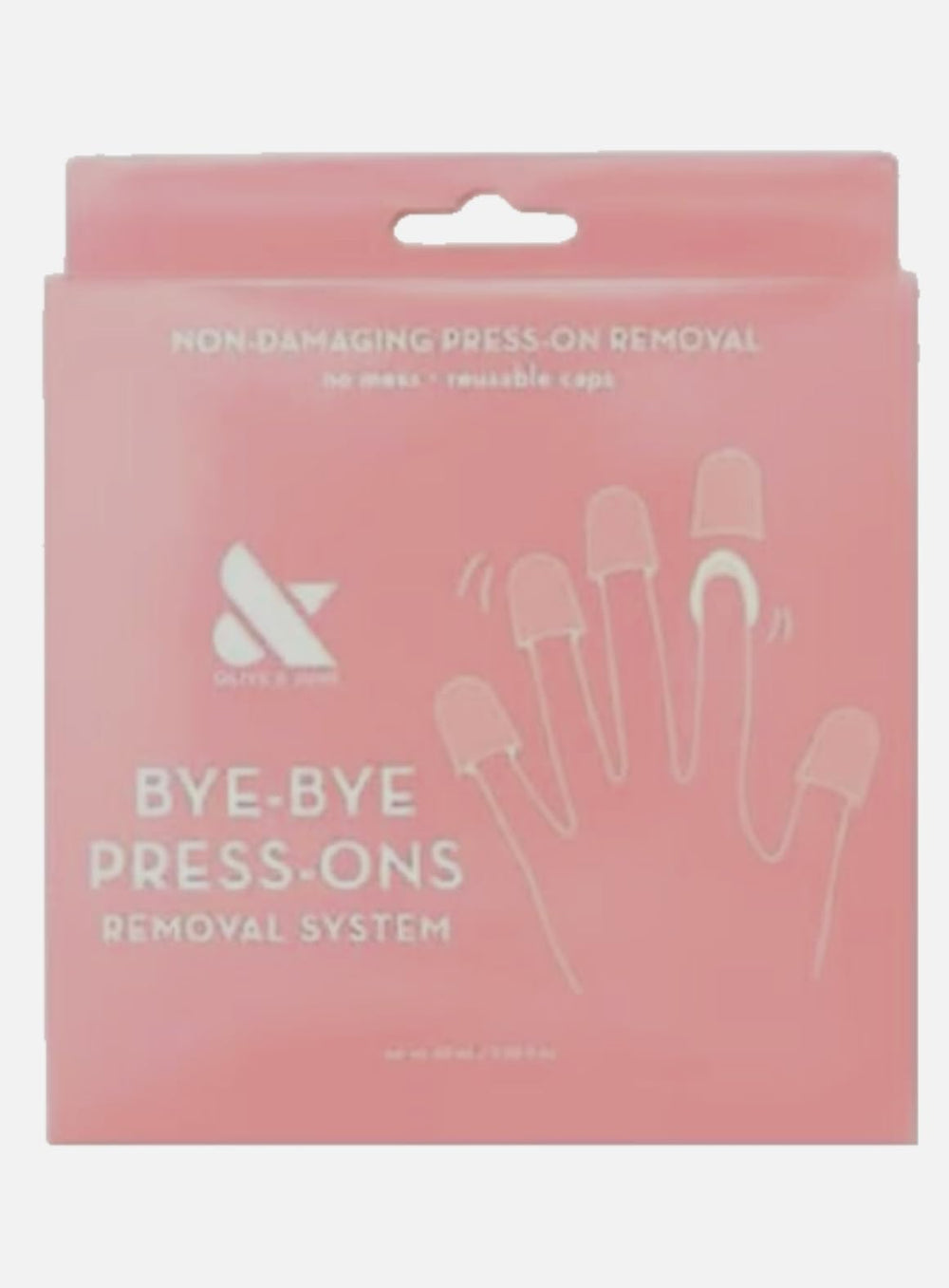 Olive & June Press-On Nail Remover Kit main packshot showcases an all-in-one at-home removal solution.