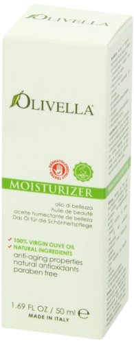 Olivella moisturizer night ritual hints at overnight hydration.