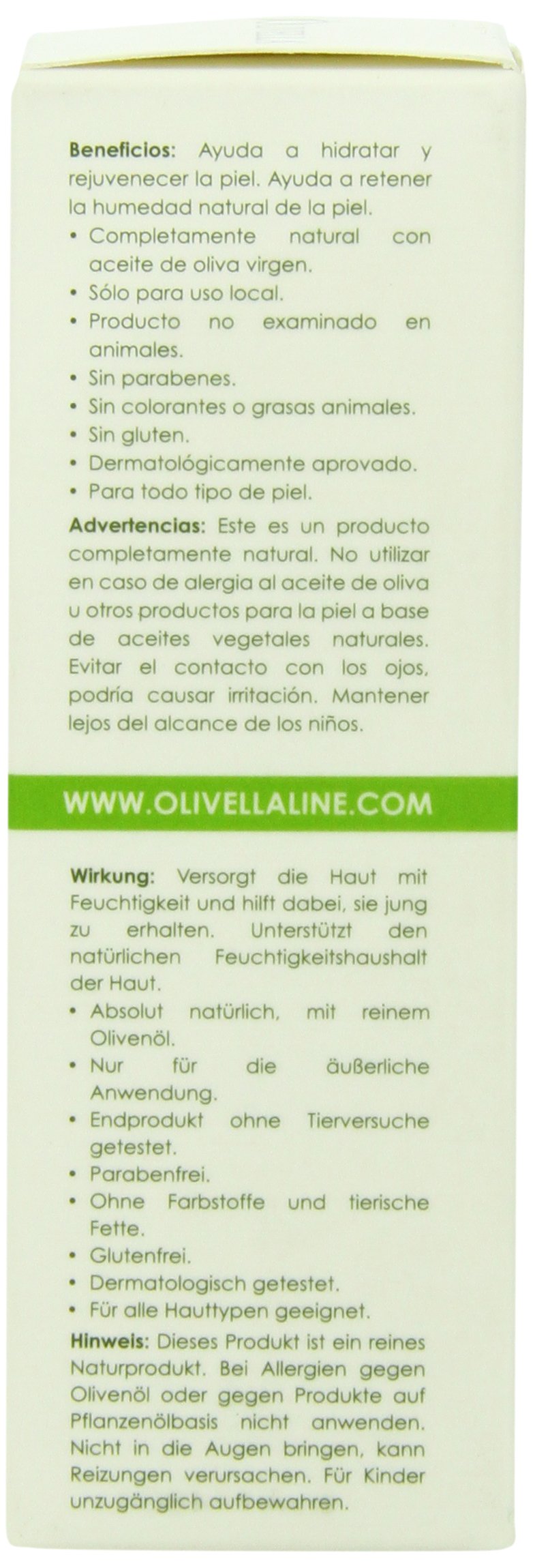 Olivella moisturizer texture closeup shows creamy, quickly absorbing formula.