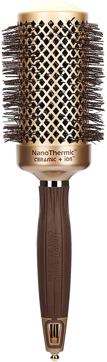 Olivia Garden NanoThermic NT-54 overview shows pro-grade round brush for volume