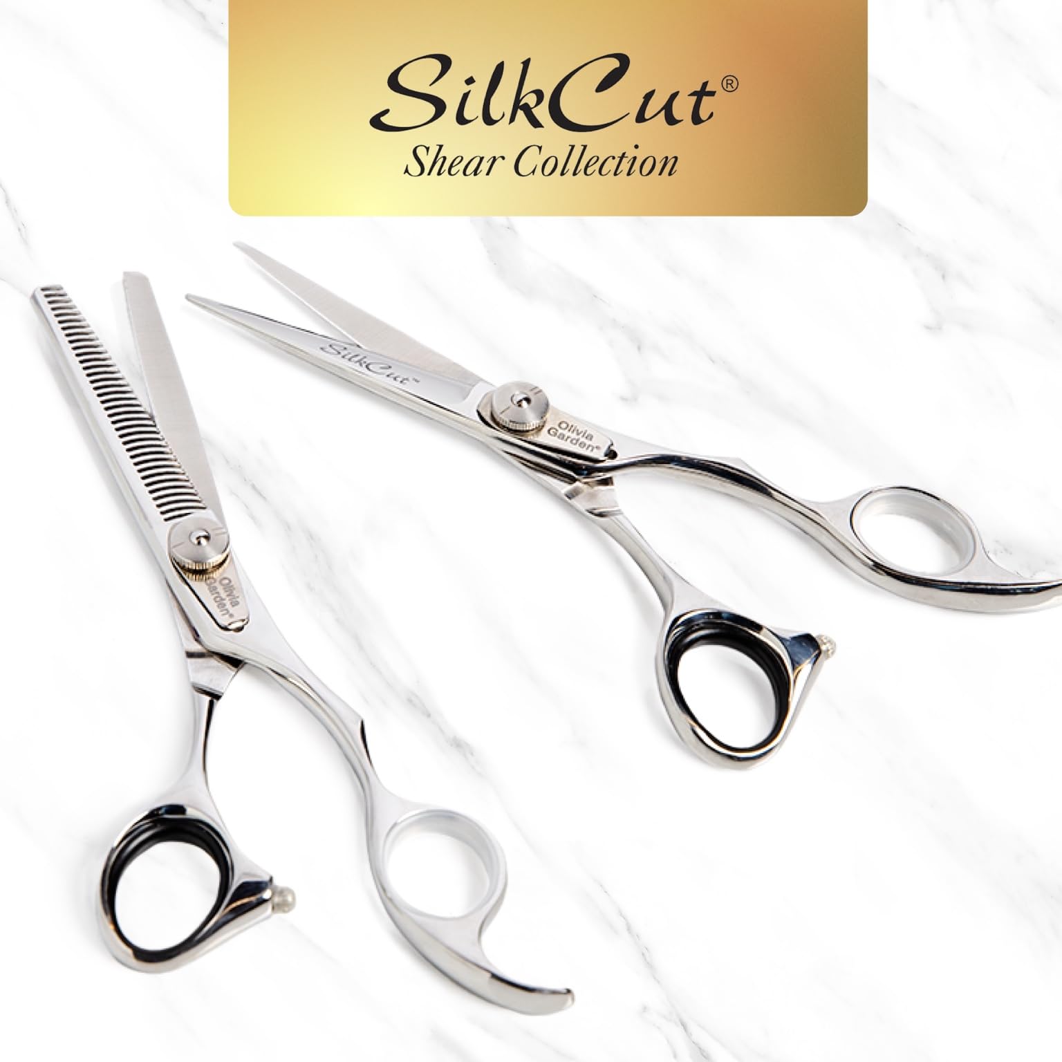 Olivia Garden SilkCut thinner teeth close-up for balanced texture control
