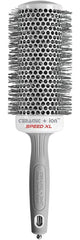 Olivia Garden Ceramic Ion Speed XL brush long-barrel for faster blowouts with a smooth finish.