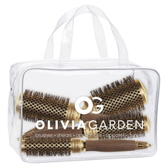 Olivia Garden NanoThermic barrel nt54 brush for faster heat styling