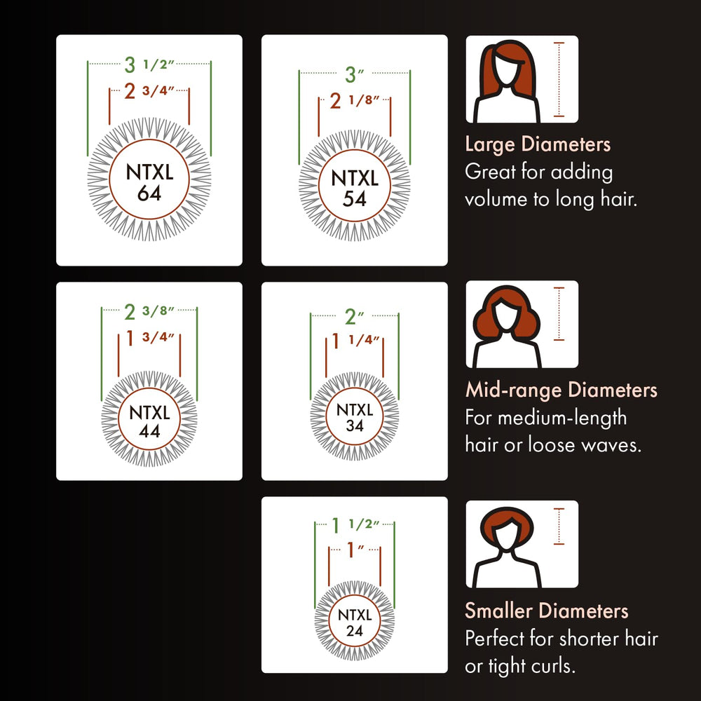 Olivia Garden NTXL-44 sleek salon-grade design for professional results.