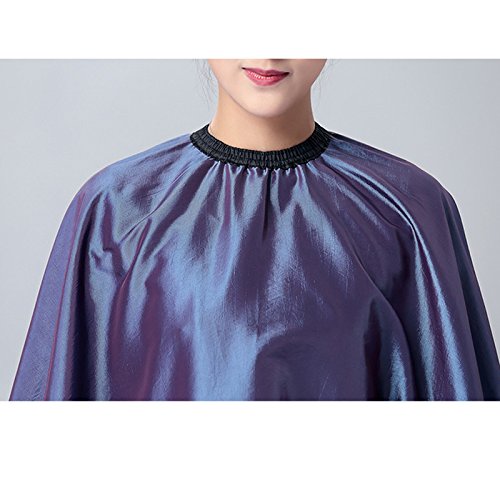 OLizee haircut cape purple adjustable closure for comfortable fit