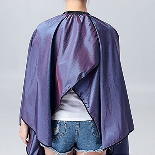 OLizee haircut cape purple easy-clean fabric dries quickly between clients