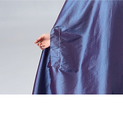OLizee haircut cape purple hanging loop for easy storage
