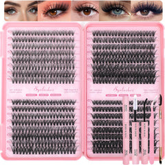 OLLAVO lash clusters kit packaging ready for at-home DIY lash projects