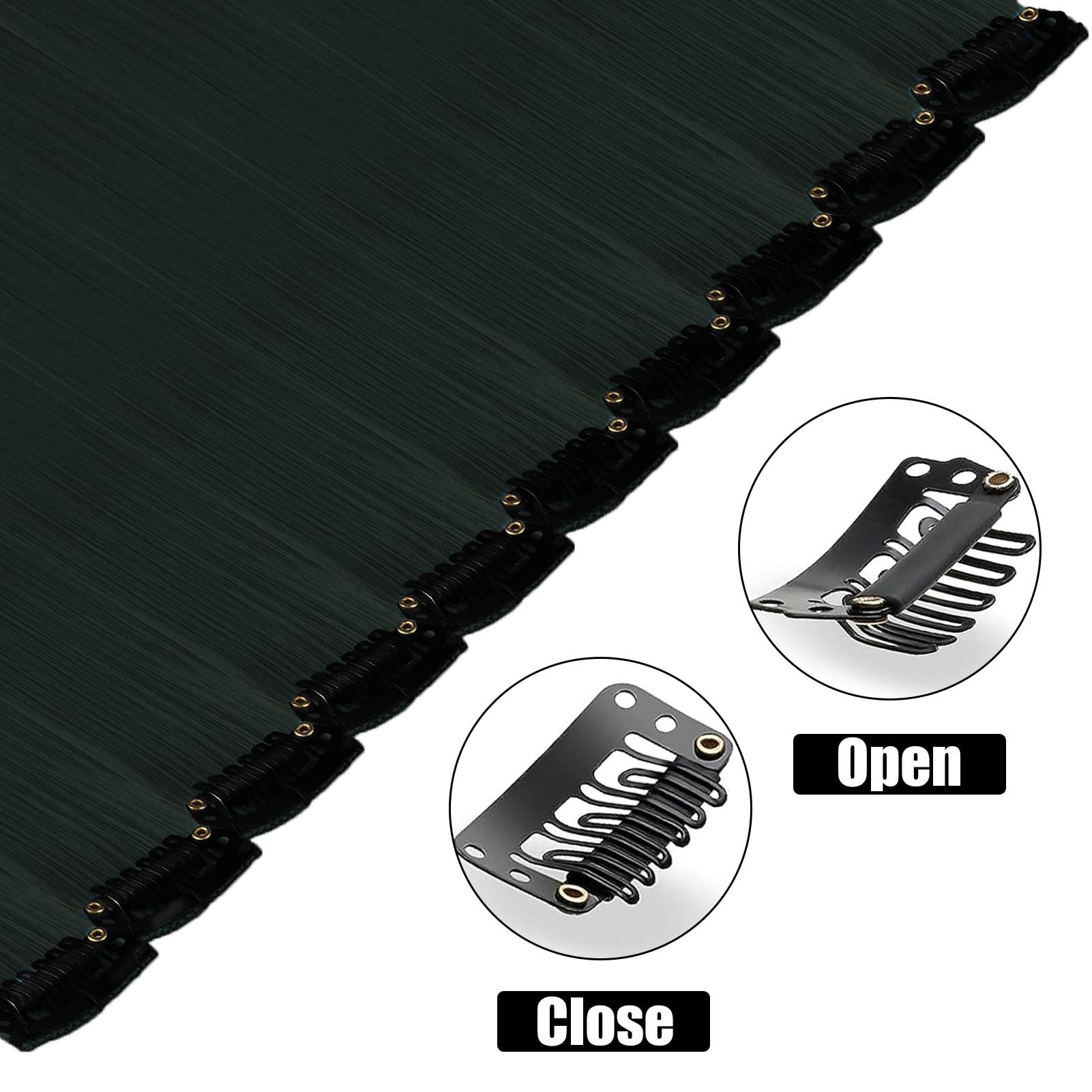 Olldag heat-resistant synthetic fiber up to 160°C, ideal for styling.