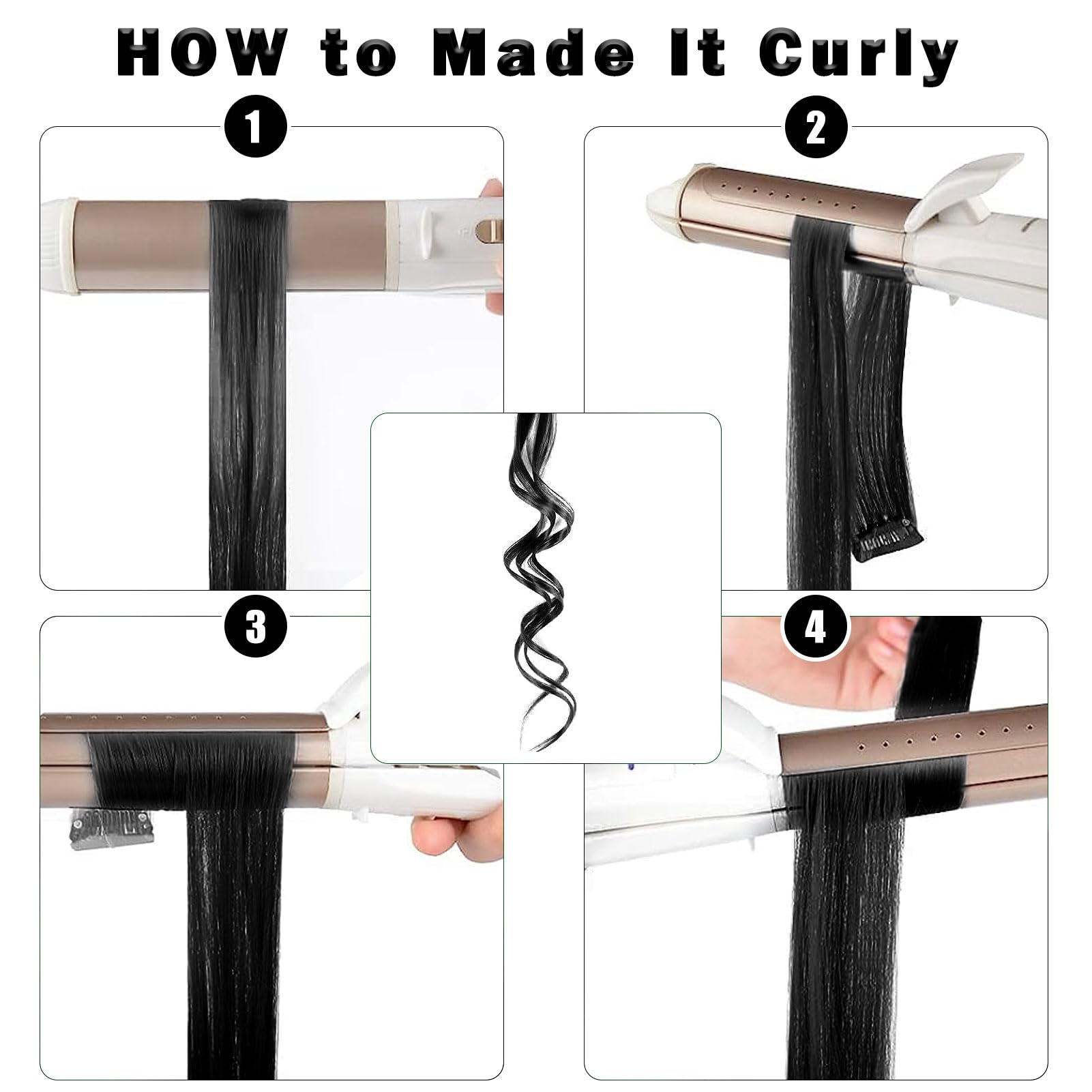 Olldag individual packaging keeps extensions organized and tangle-free.