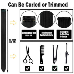 Olldag 22-inch long straight extensions offer dramatic length and style.