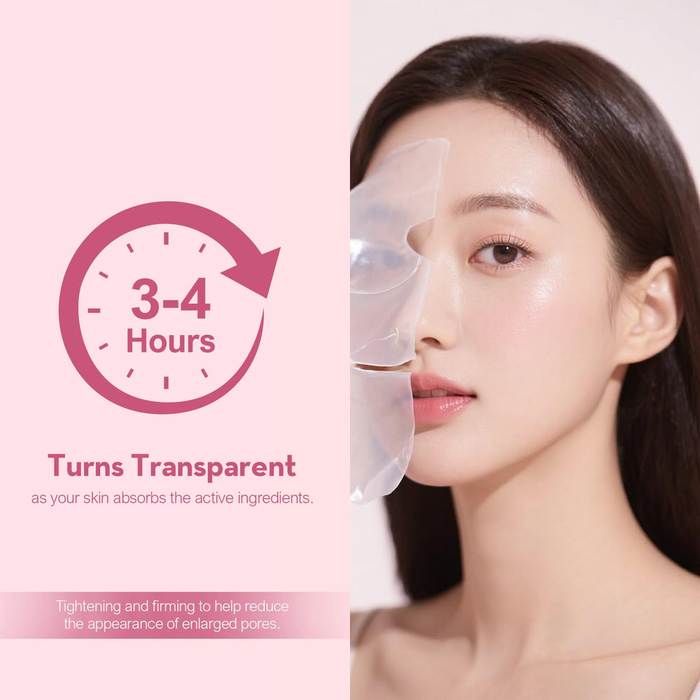 OLLM sheet mask texture close-up highlighting hydration and silky feel.