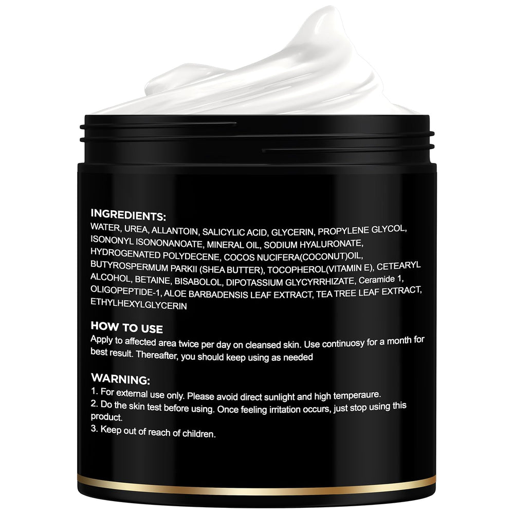 OLL M Urea Cream 40% packaging box shows product details.