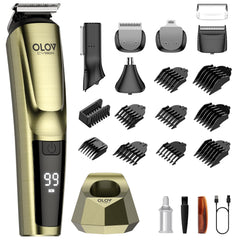 OLOV CYBER beard trimmer with six heads for precise grooming and styling