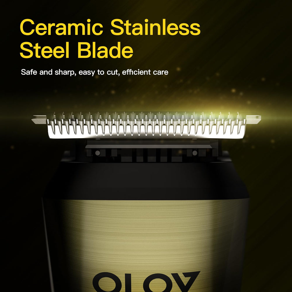 OLOV CYBER grooming kit charging dock keeps trimmer ready for daily use