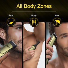 OLOV CYBER IPX7 waterproof trimmer for easy wet or dry cleaning
