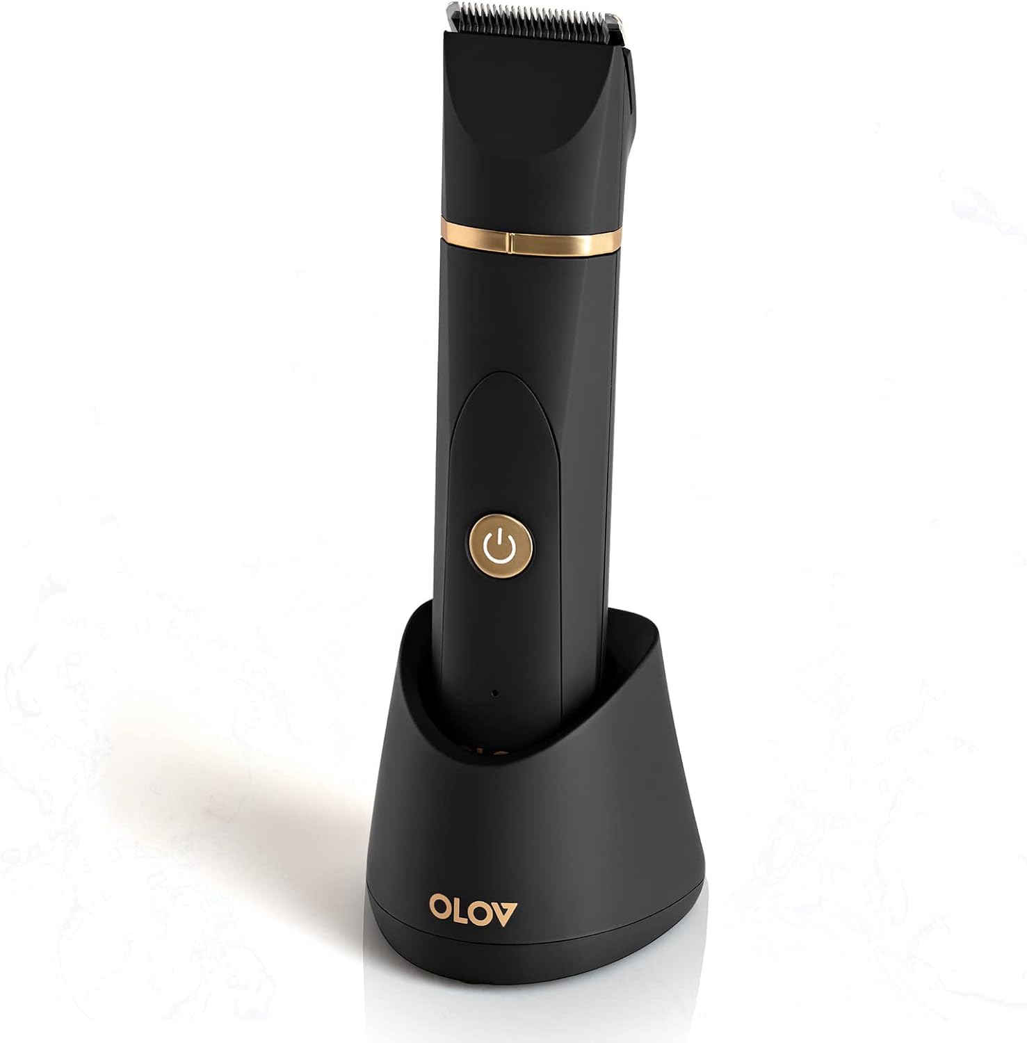 OLOV electric body hair trimmer full package showcases portable design for precise at-home grooming.