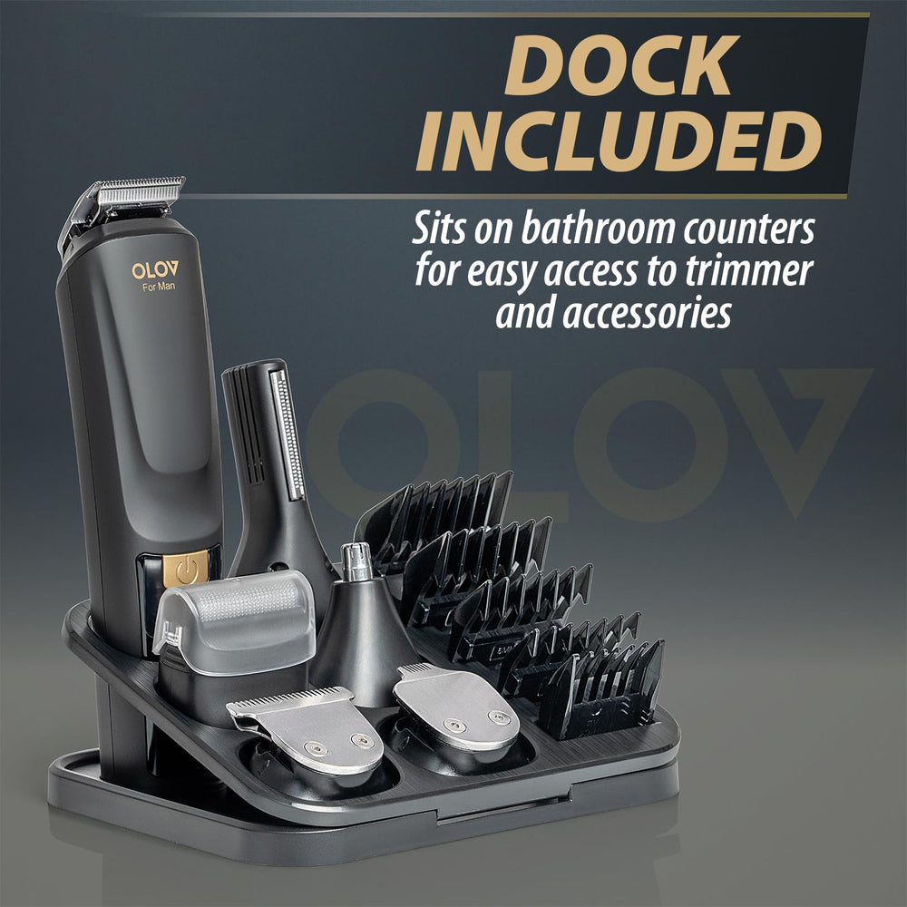 OLOV For Man body and face trimming head for versatile styling and maintenance