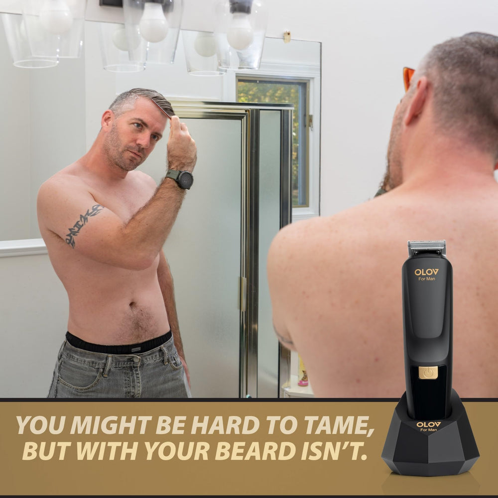 OLOV For Man waterproof design allows easy cleaning under running water