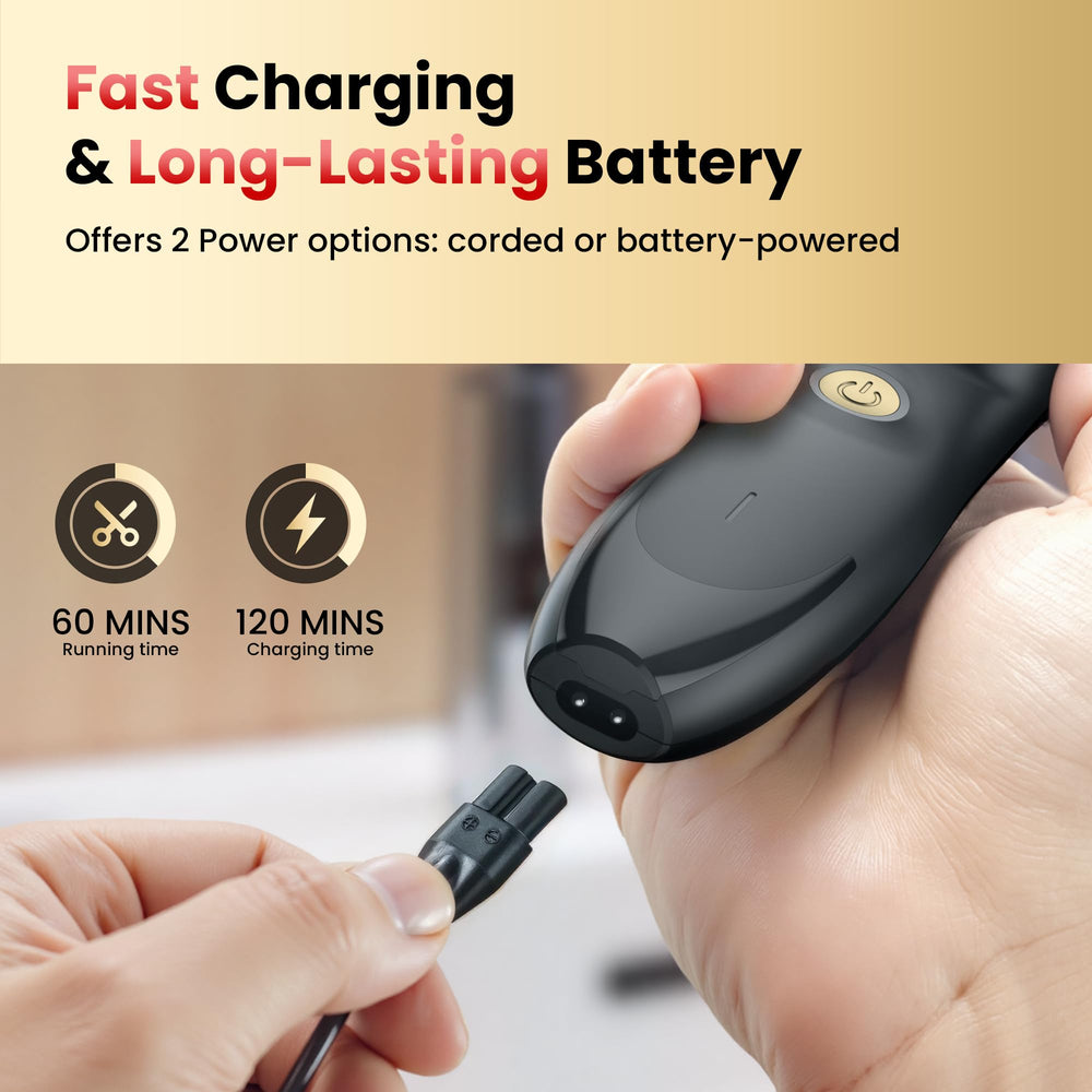 OLOV PROFESSIONAL rechargeable battery offers up to 60 minutes of cordless runtime.