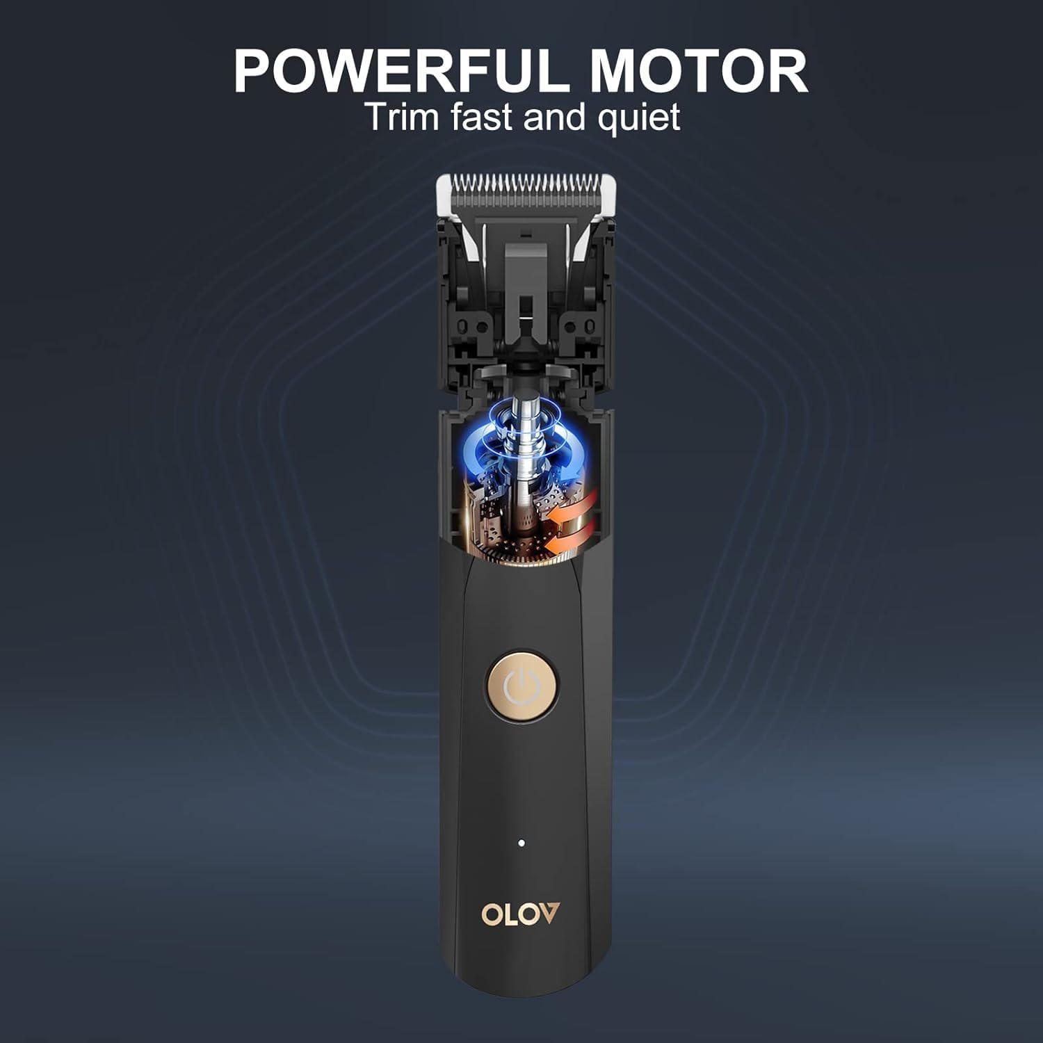 OLOV replaceable ceramic blade heads ensure long-lasting sharpness.