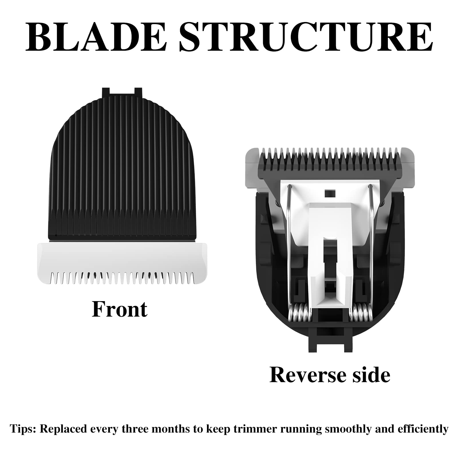OLOV replacement blade waterproof cleaning allows rinsing for hygienic upkeep.
