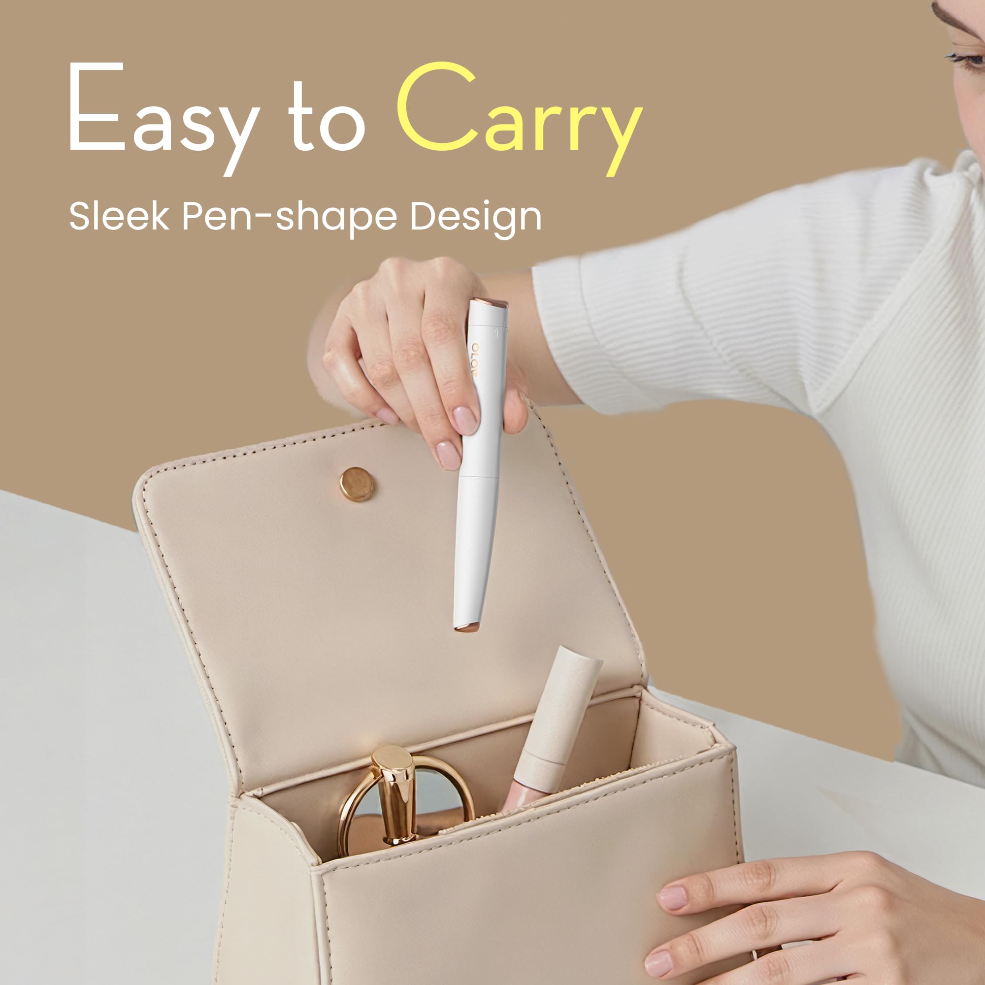 OLOV slim bikini-area trim use for precise shaping