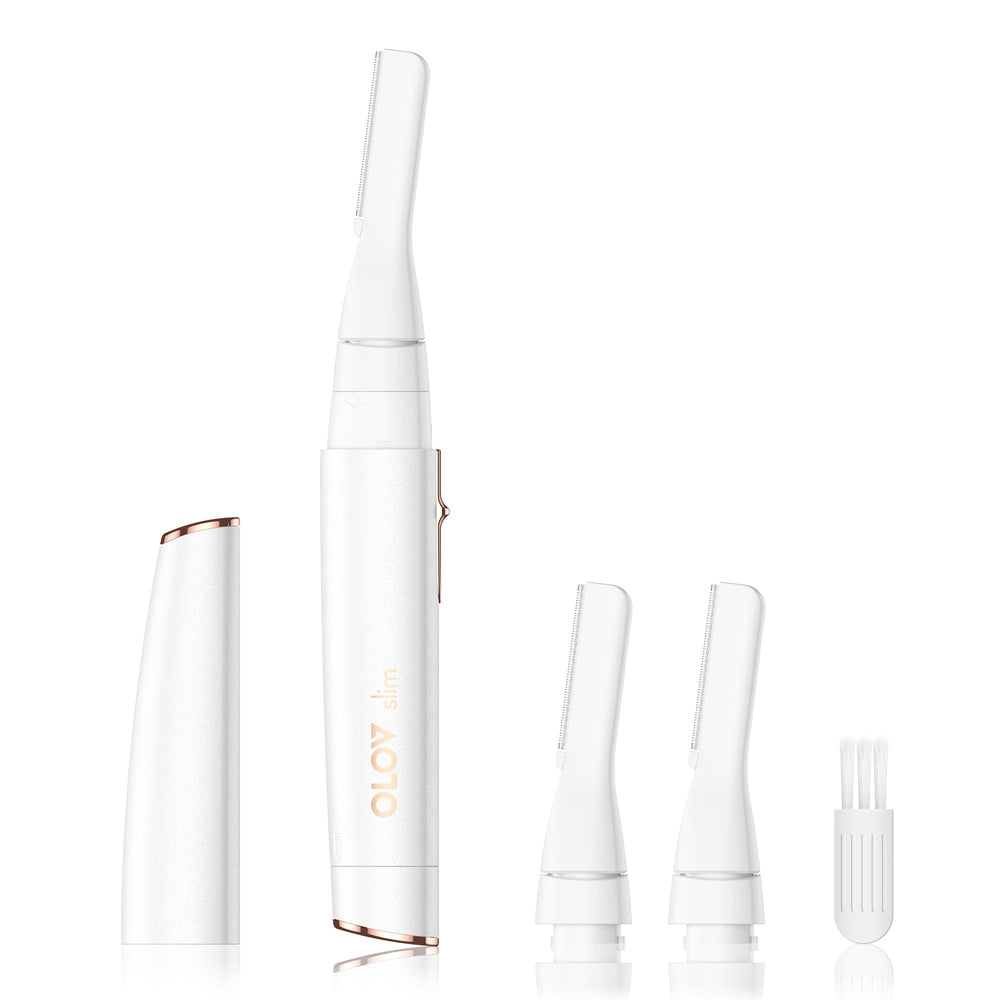 OLOV slim facial hair remover front view for precise daily grooming on face