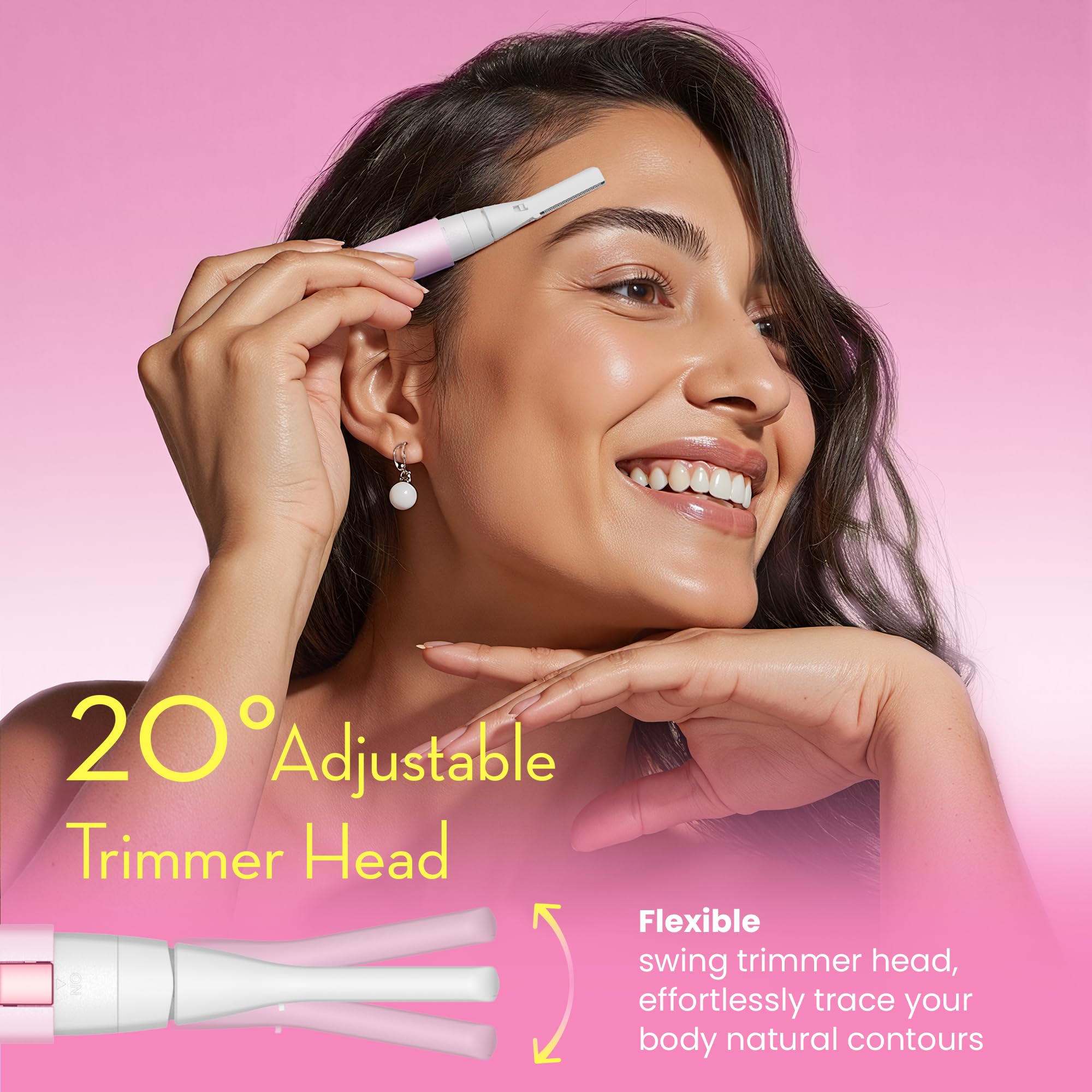 OLOV Slim Facial Hair Removal showcasing its multi-functional benefits for various hair types.
