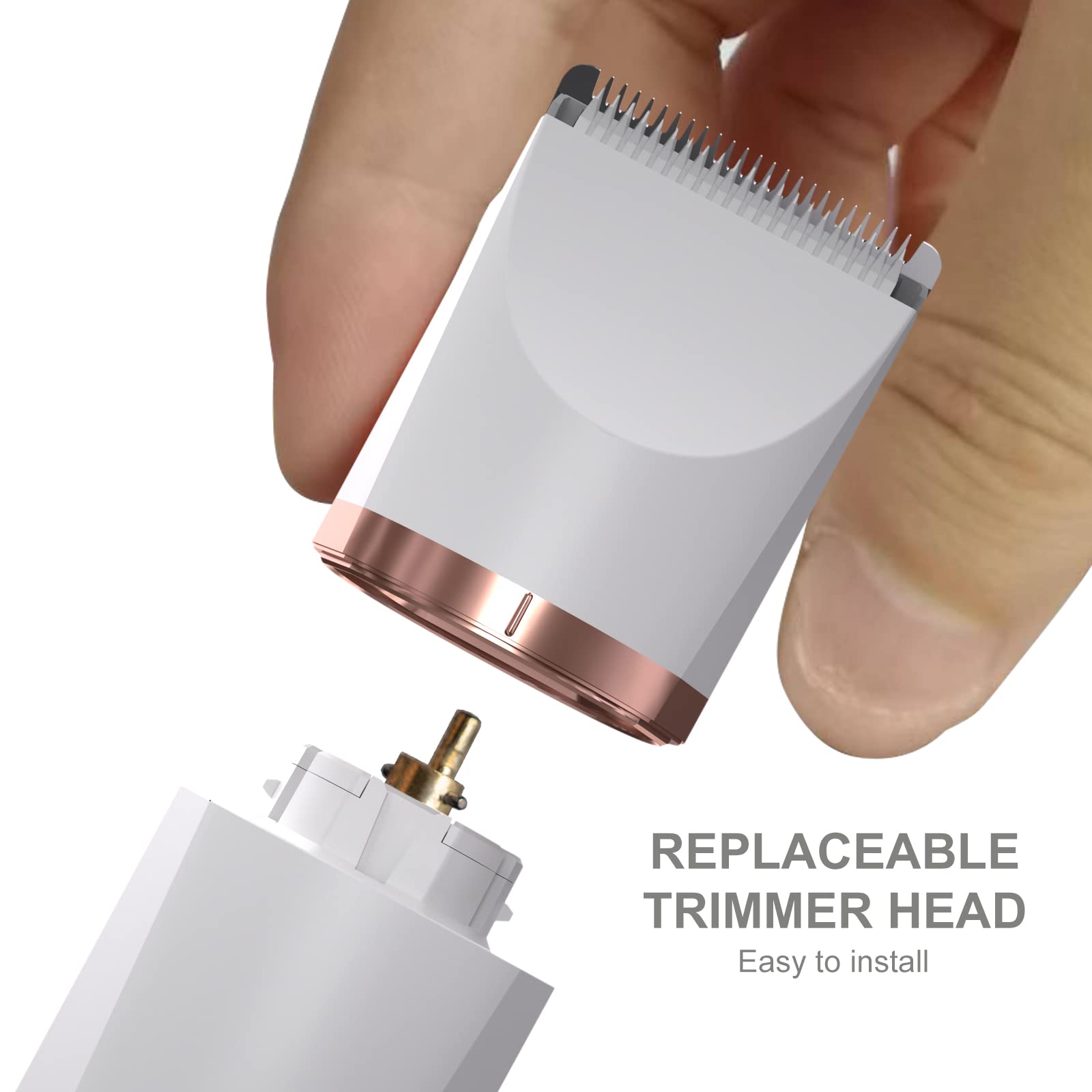 olov waterproof trimmer in shower for easy cleanup and comfortable glide.