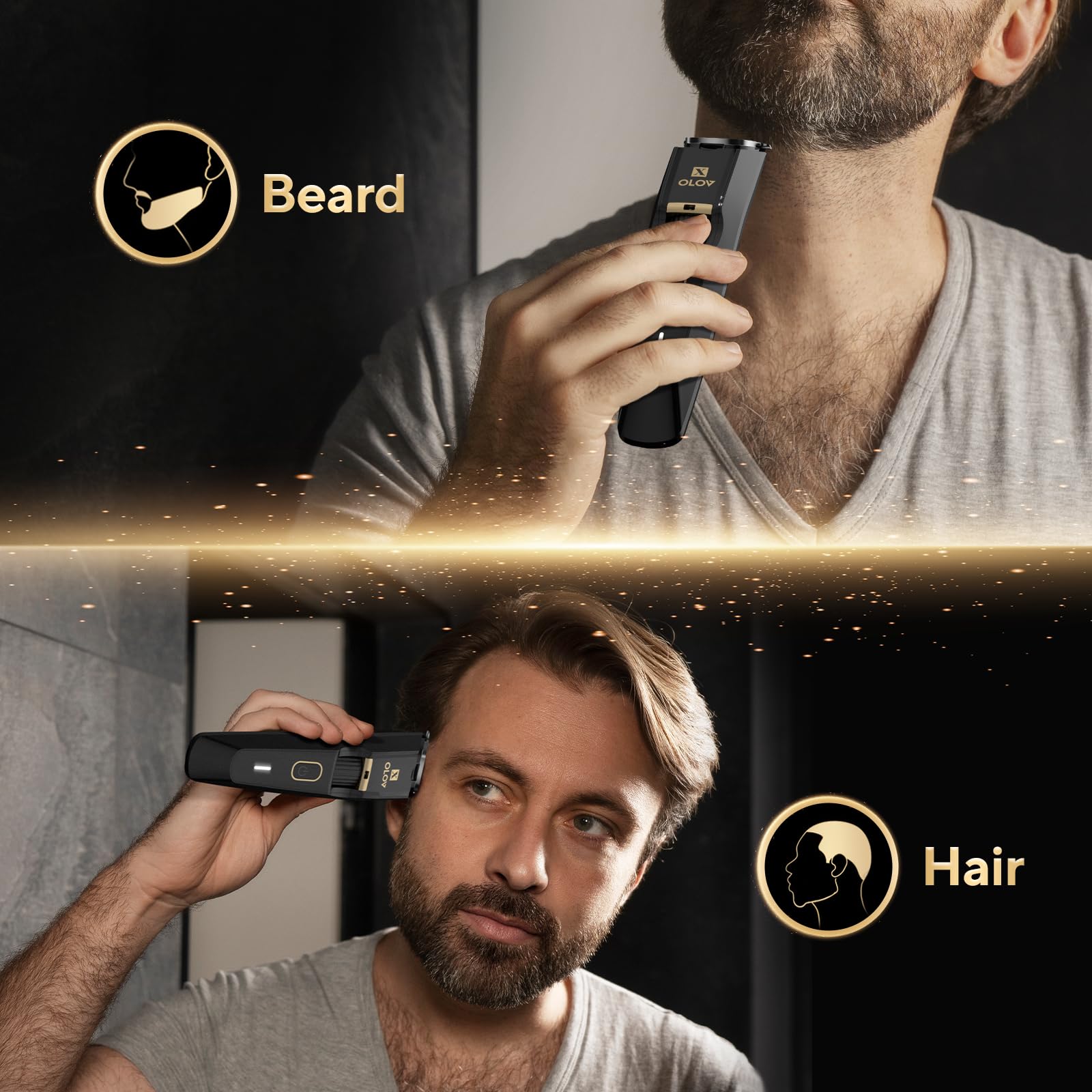 OLOV X 60-minute runtime supports longer grooming sessions between charges.