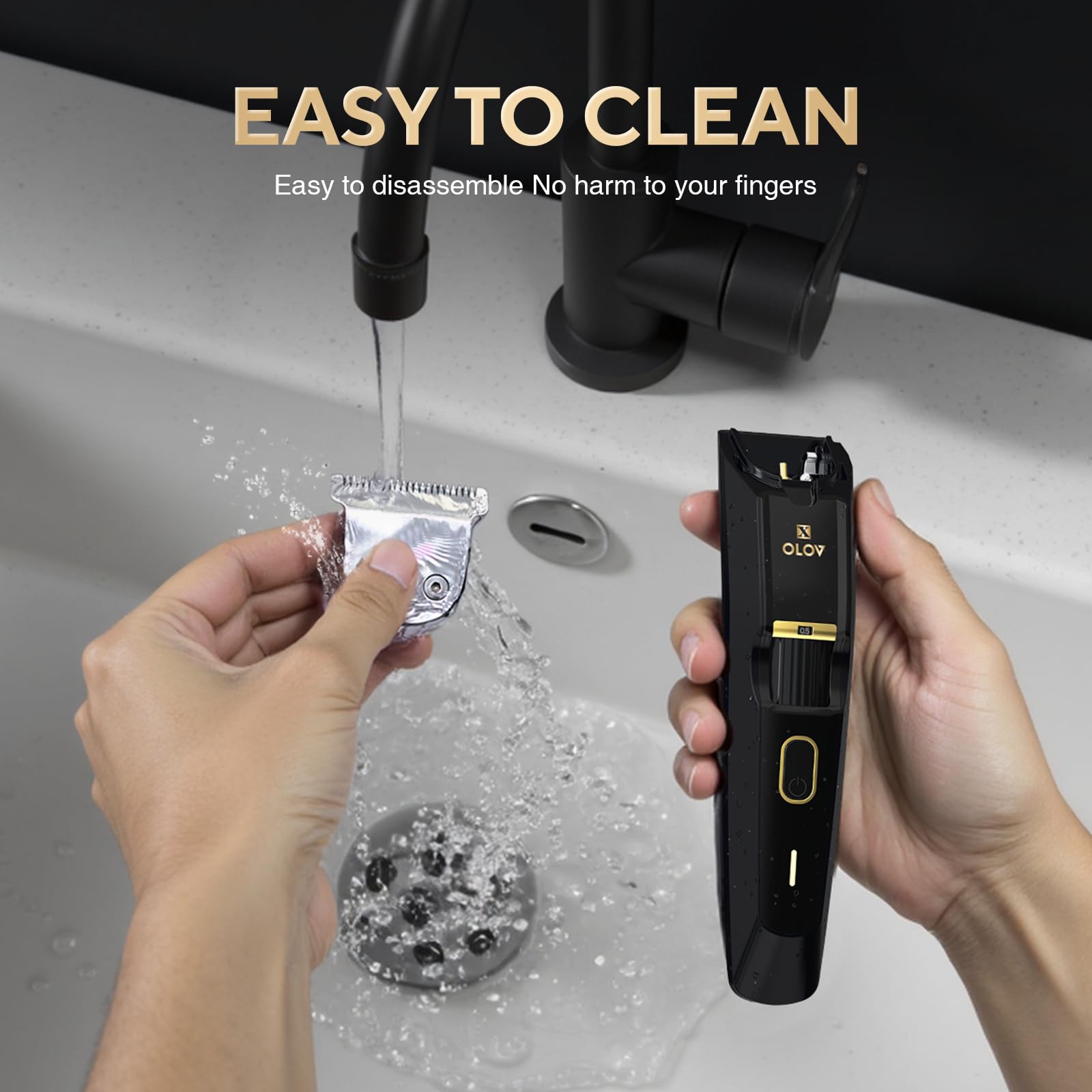 OLOV X ergonomic design provides comfortable grip and precise control.