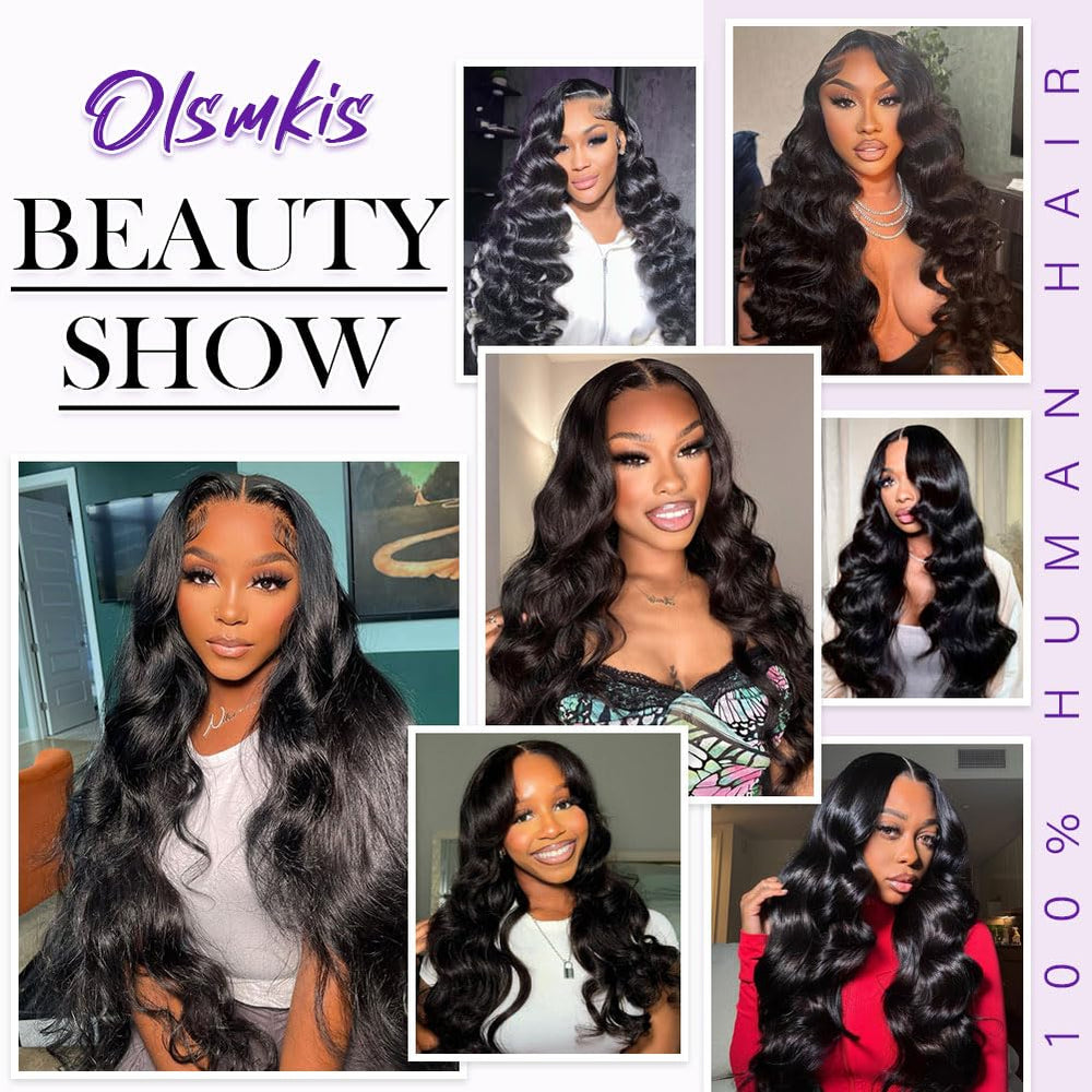 Olsmkis wedding look with Brazilian virgin bundles