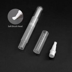 Olutacot transparent pen body highlights clear fill level for precise dosing.
