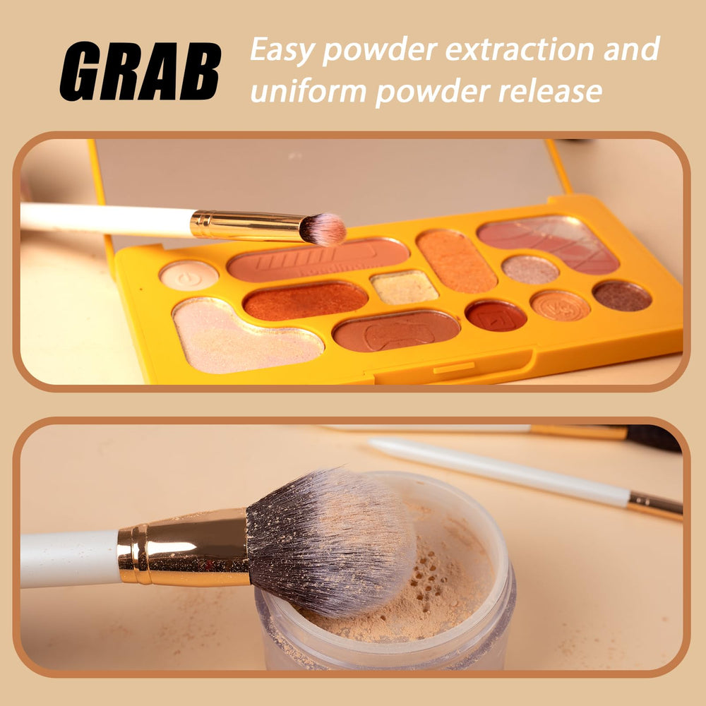OMANIAC Makeup Brush Set ergonomic design supports comfortable, long-use sessions.