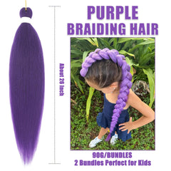 Ombrmal KPOP Demon Hunters Rumi hair with yaki texture for smoother braiding.