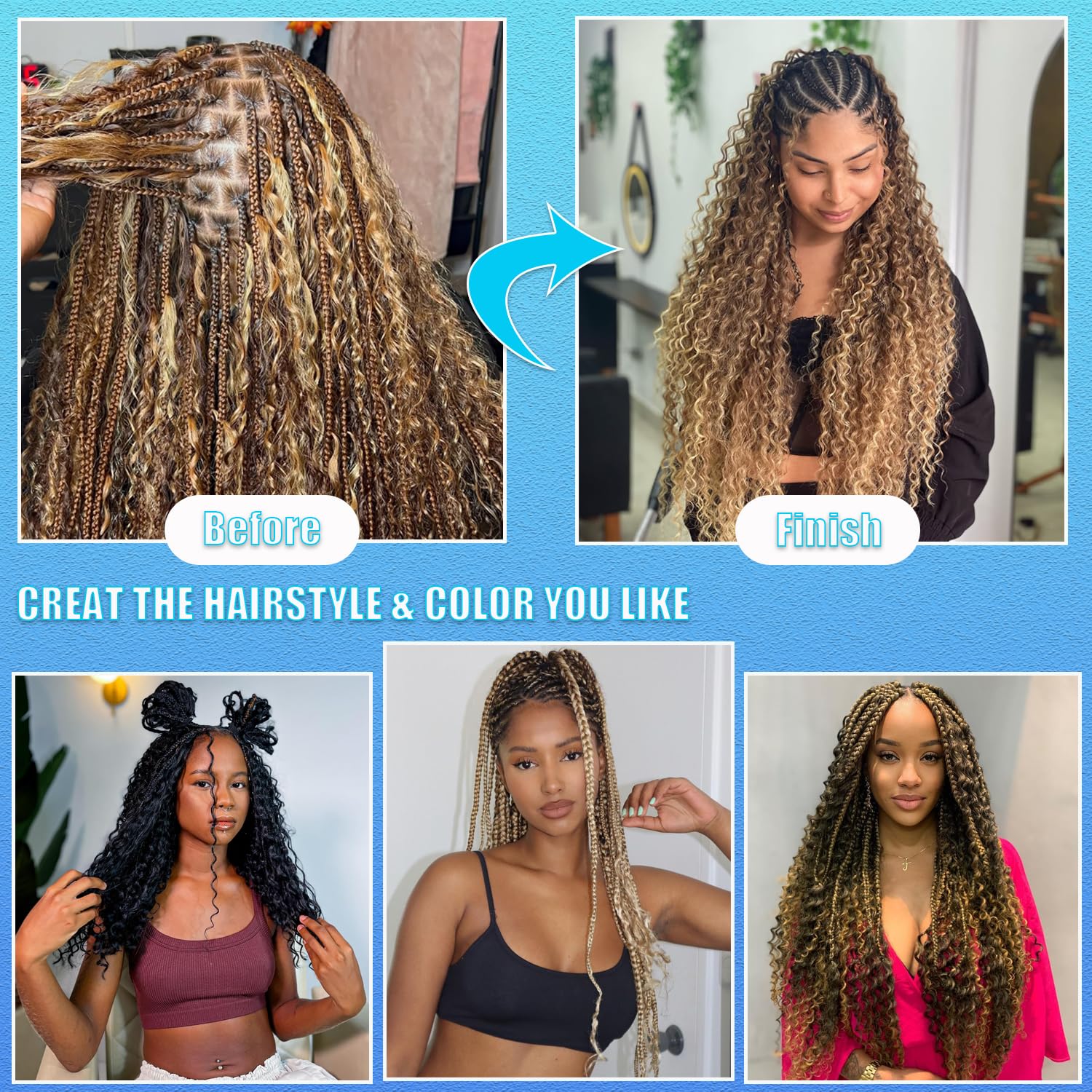 Ombrmal summer-ready hair designed for parties and everyday use.