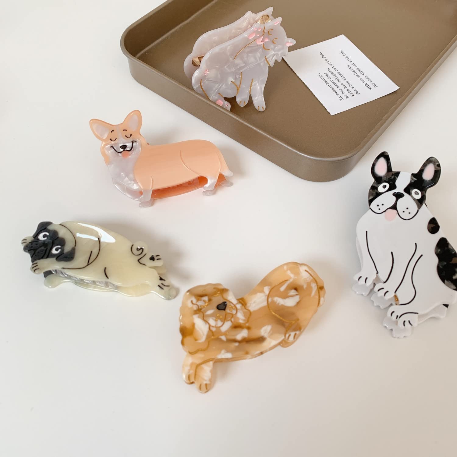 OMG Decor Dachshund hair clip embodies elegant look for women.