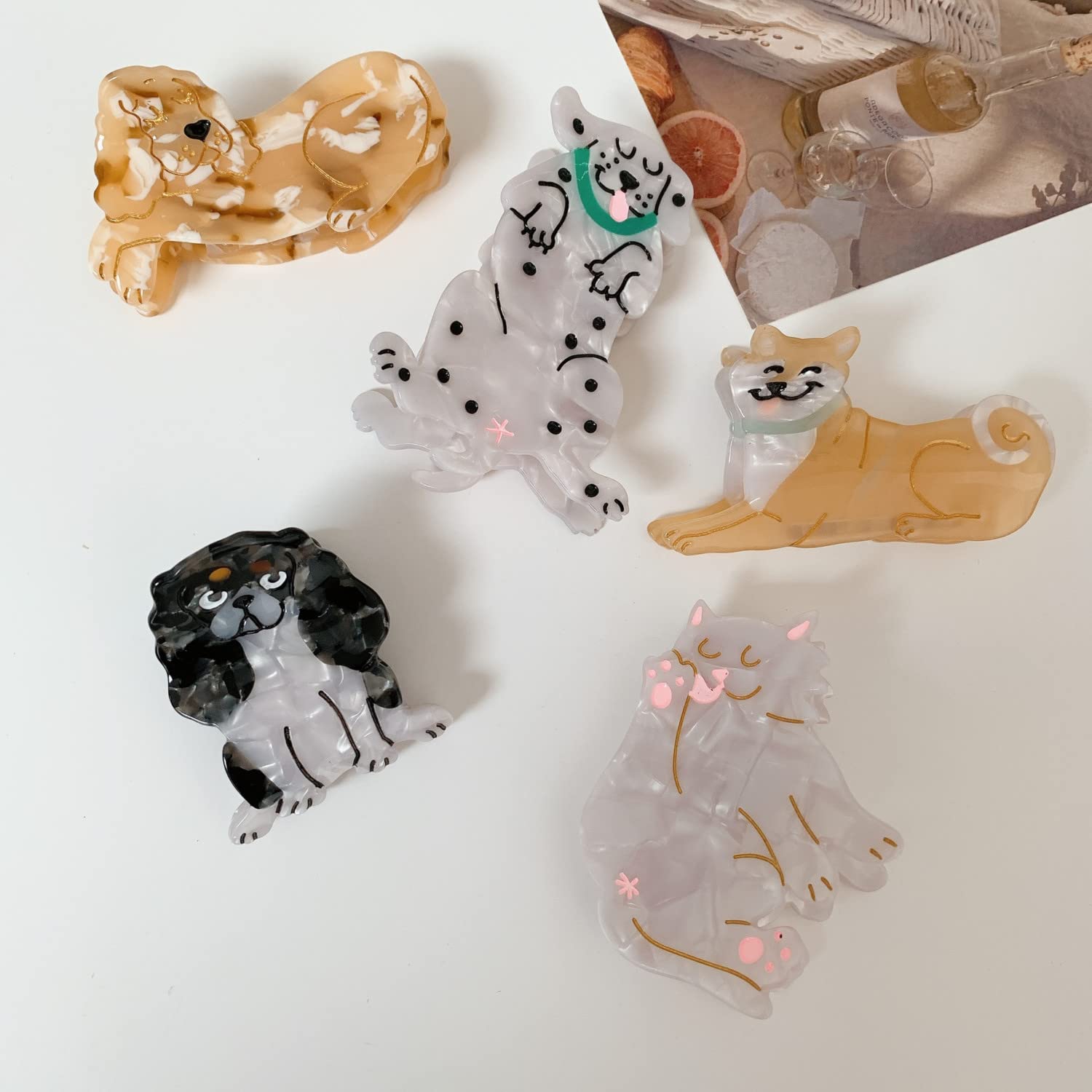 OMG Decor Dachshund hair clip gift-ready packaging makes a thoughtful present.