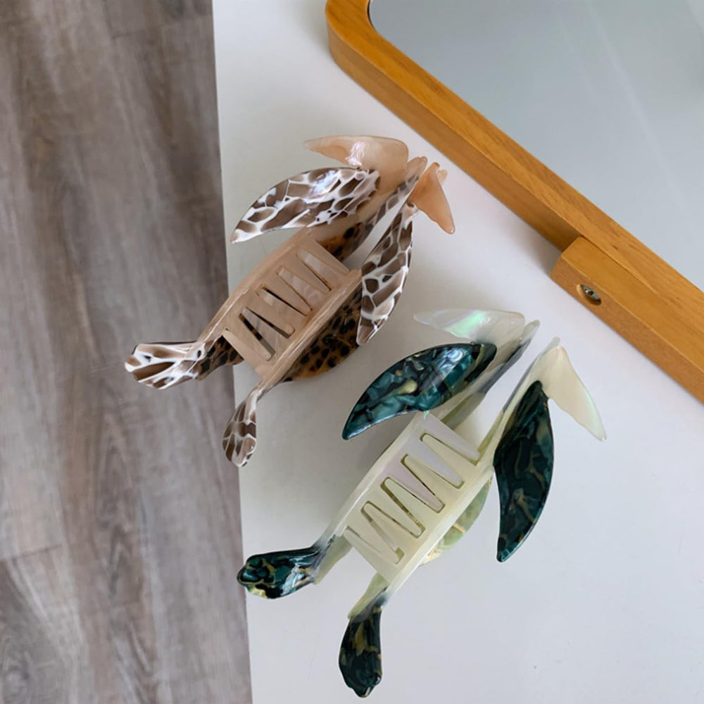 OMG Decor daily-use brown acetate clip designed for versatility