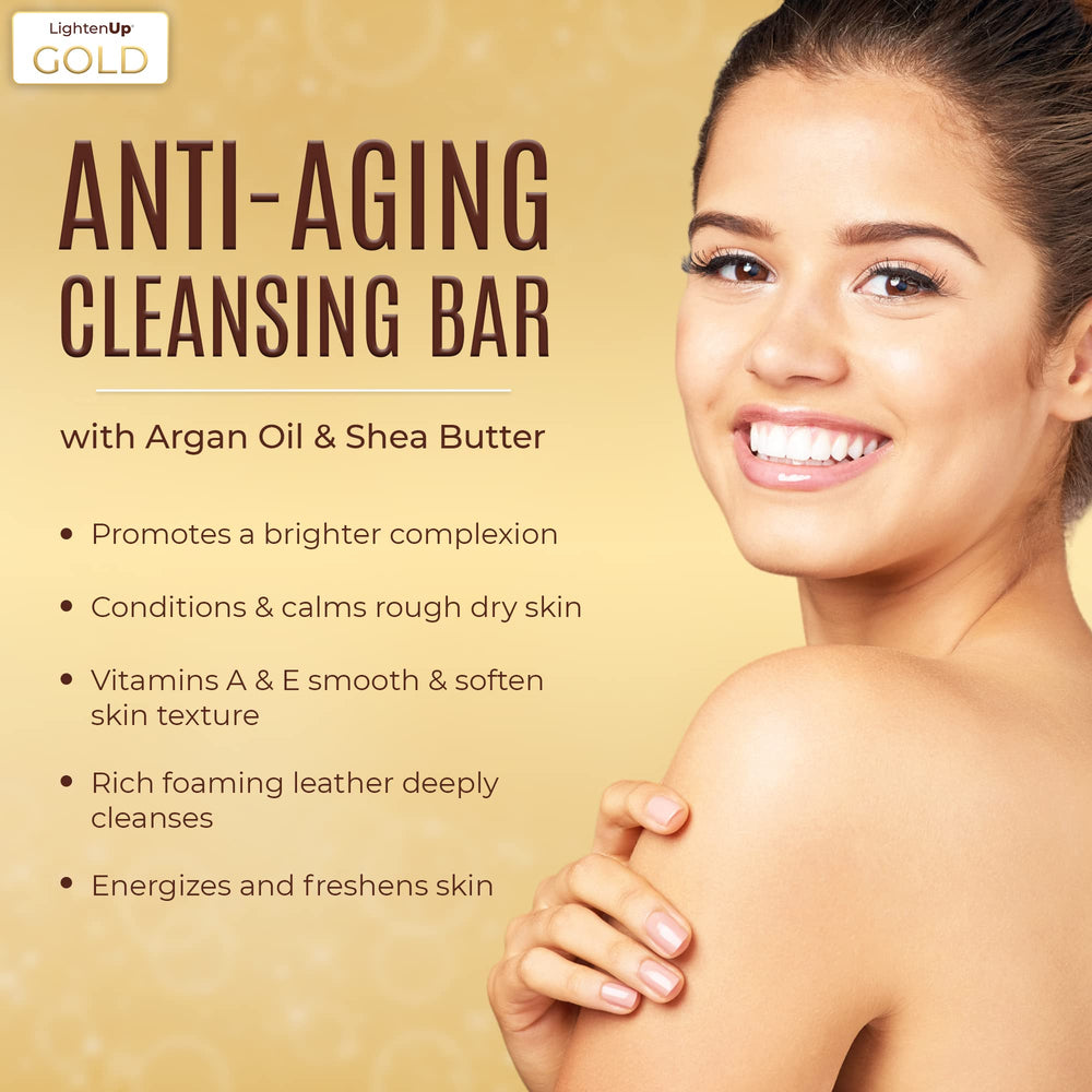 OMIC Lighten-Up cleansing bar lathers rich foams for a clean, refreshed skin feel.