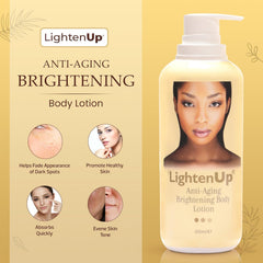 OMIC Lighten-Up lotion argan-oil-application illustrating rich nourishment