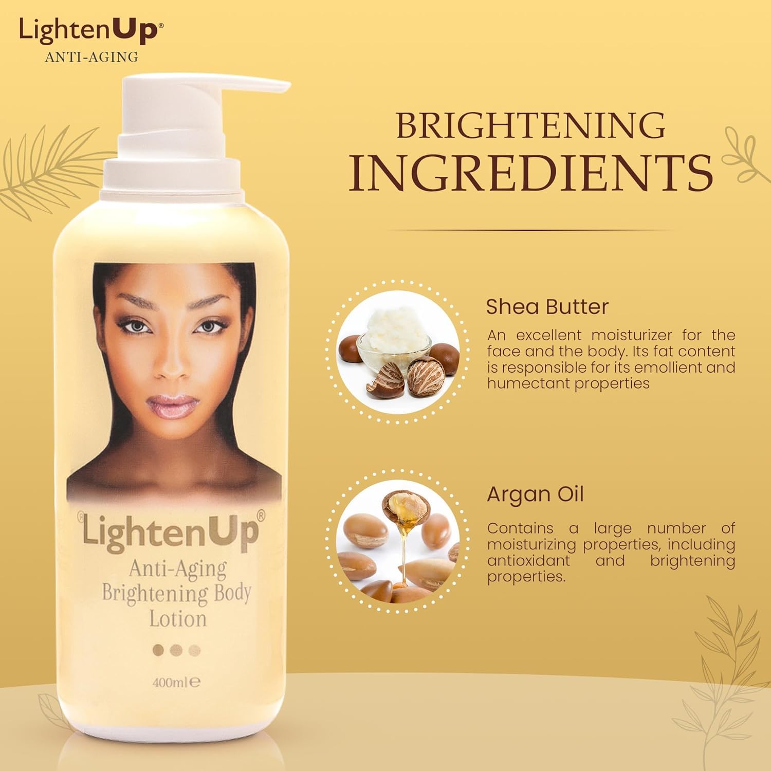 OMIC Lighten-Up lotion-glycerin-hydration emphasizes moisture retention