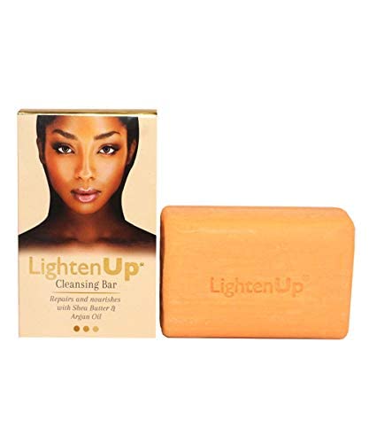 OMIC Lighten-Up Shea butter detail signals nourishing softness for the body.