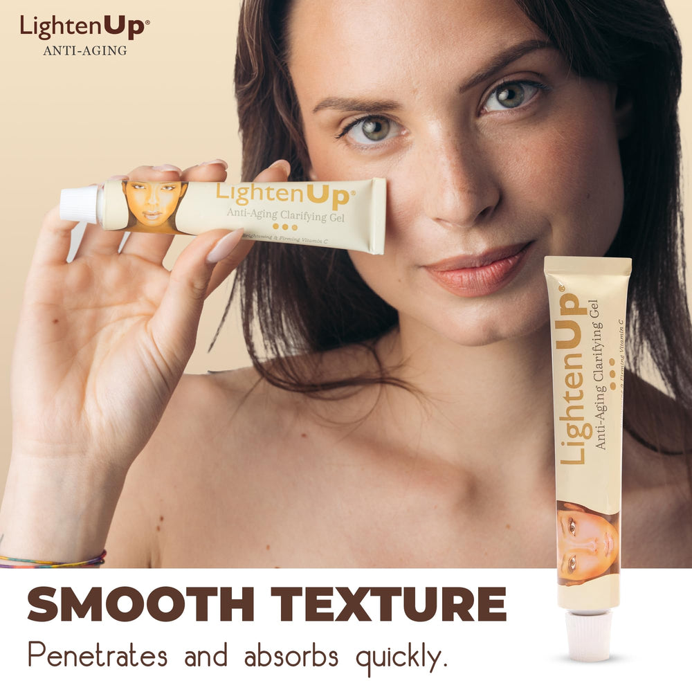 OMIC Lighten-Up tamarind extract highlights gentle clarifying action.
