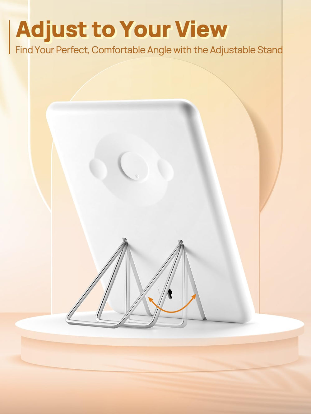OMIRO makeup mirror tabletop-clear-reflection supports precise makeup and skincare anywhere.