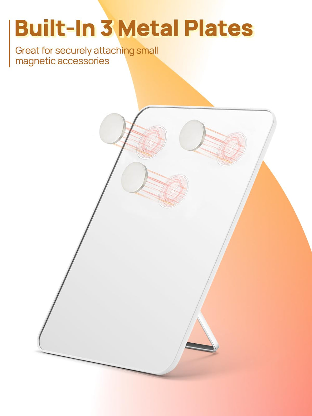 OMIRO makeup mirror travel-compact-8x5 offers lightweight portability for on-the-go touch-ups.
